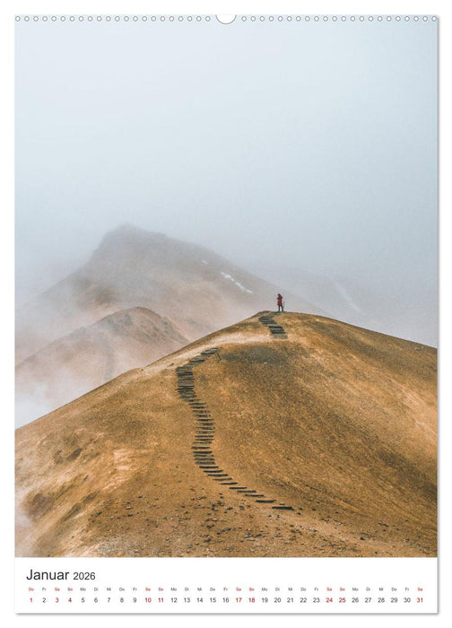 Faszination Island - Eine einmalige Reise. (CALVENDO Wandkalender 2026)