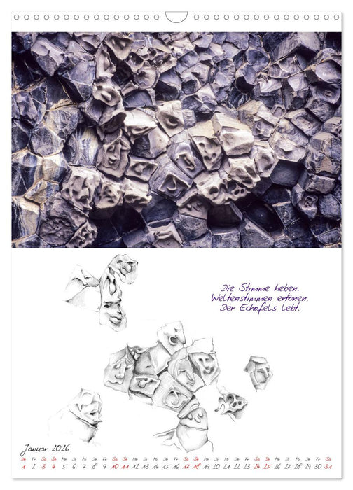 Naturwesen in Island (CALVENDO Wandkalender 2026)