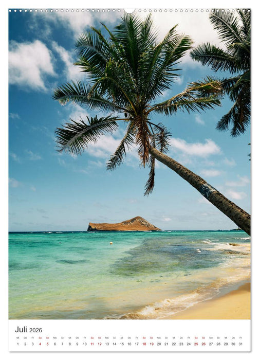 Trauminsel Hawaii (CALVENDO Premium Wandkalender 2026)