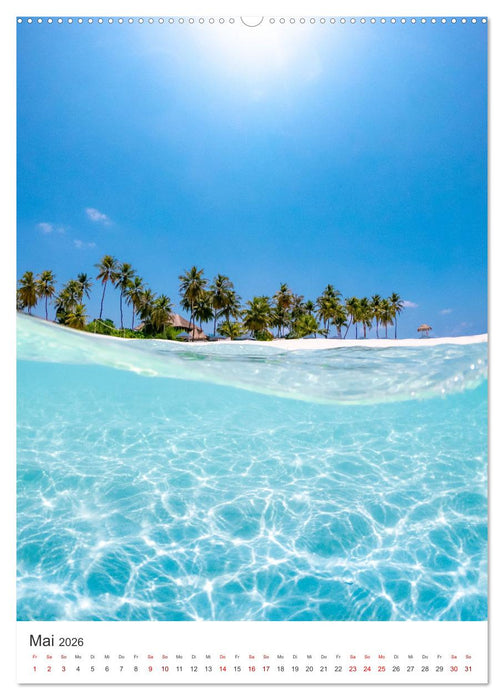 Malediven - Der Sehnsuchtsort schlechthin. (CALVENDO Wandkalender 2026)