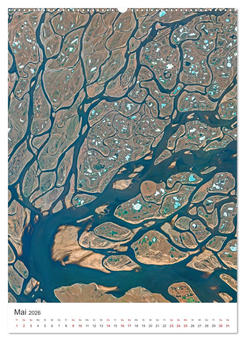 Die Erde aus dem All (CALVENDO Wandkalender 2026)