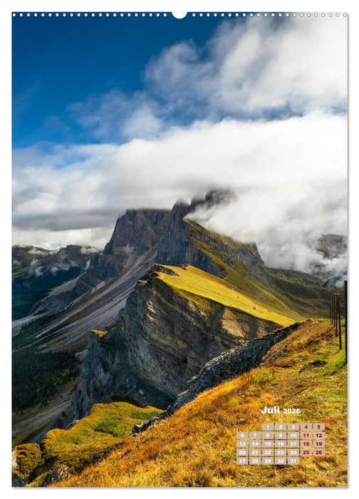 Dolomiten, ein Meer aus Bergen by VogtArt (CALVENDO Premium Wandkalender 2026)