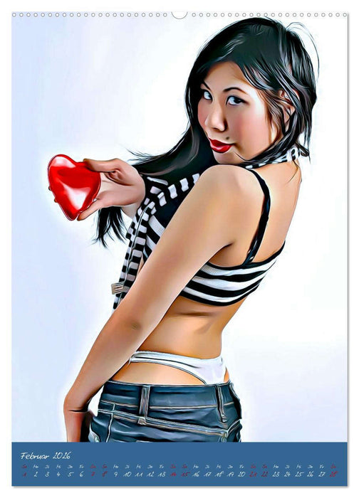 Pin Up Art by Ralf Kretschmer (CALVENDO Premium Wandkalender 2026)