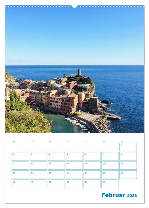 Blauer Ligurien Sommer (CALVENDO Premium Wandkalender 2026)
