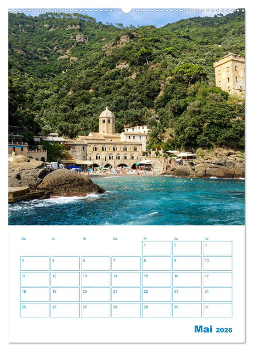 Blauer Ligurien Sommer (CALVENDO Premium Wandkalender 2026)