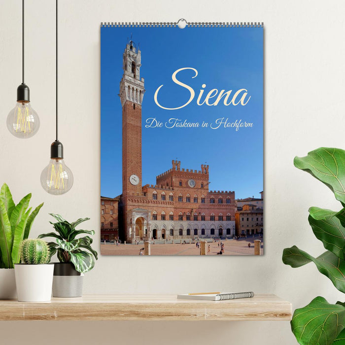 Siena - Die Toskana in Hochform (CALVENDO Wandkalender 2026)