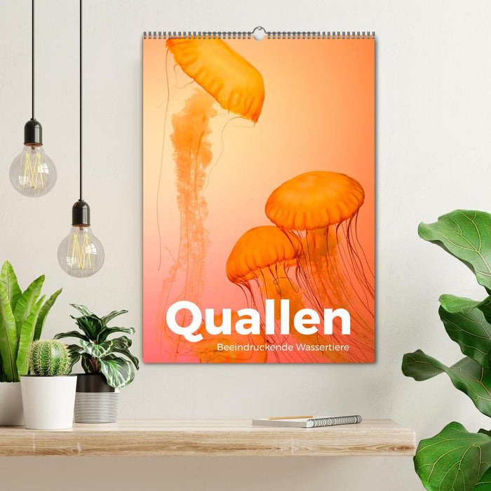 Quallen - Beeindruckende Wassertiere (CALVENDO Wandkalender 2026)