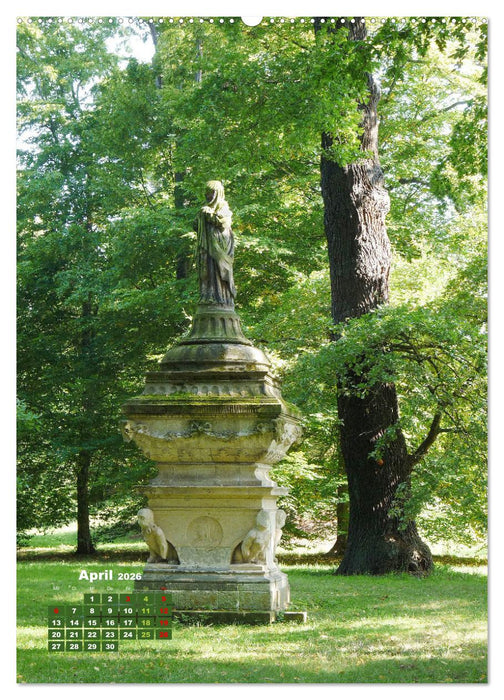 Wörlitzer Park und Luisium - Eine romantische Reise (CALVENDO Premium Wandkalender 2026)