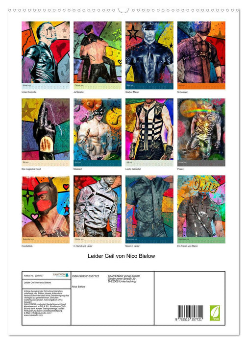 Leider Geil von Nico Bielow (CALVENDO Premium Wandkalender 2026)