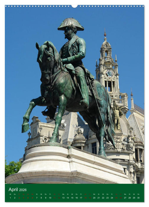 Farbiges Porto (CALVENDO Premium Wandkalender 2026)