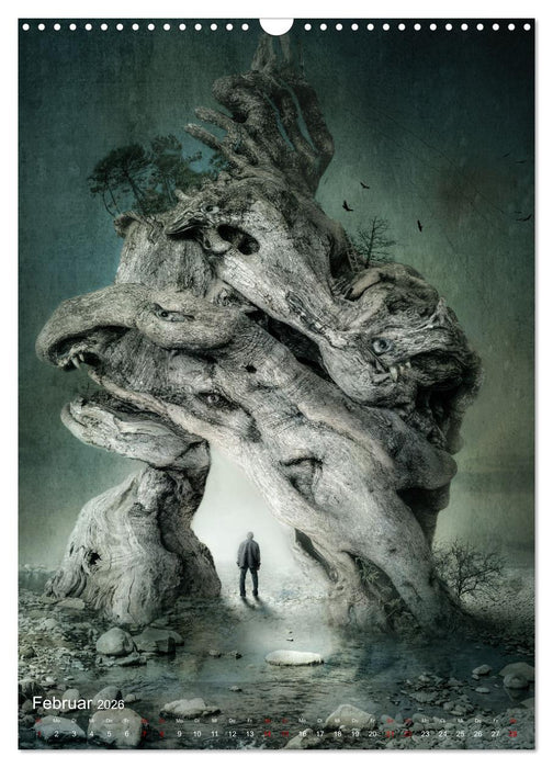 Lass deine Träume fliegen ins Reich der Fantasie (CALVENDO Wandkalender 2026)