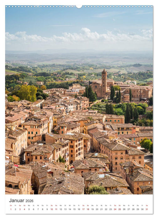Italien - Von den Alpen bis zum Mittelmeer. (CALVENDO Wandkalender 2026)
