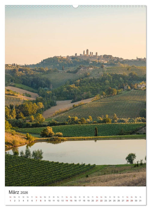 Italien - Von den Alpen bis zum Mittelmeer. (CALVENDO Wandkalender 2026)