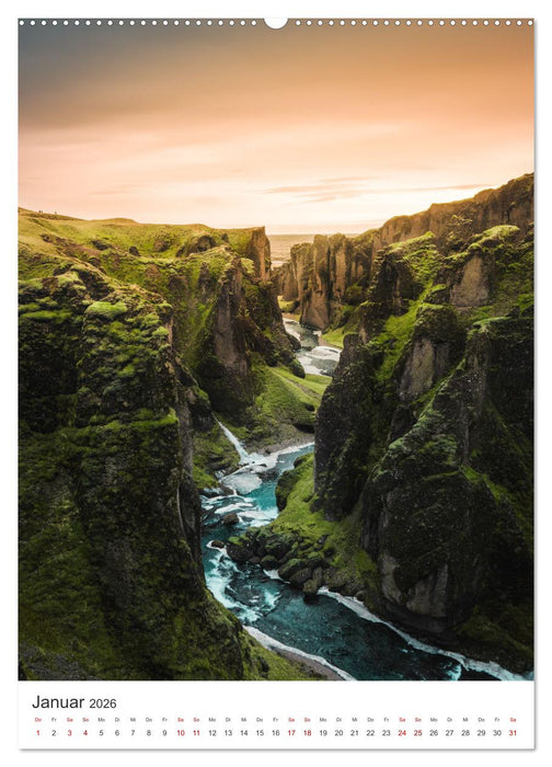 Ein Roadtrip durch Island (CALVENDO Wandkalender 2026)