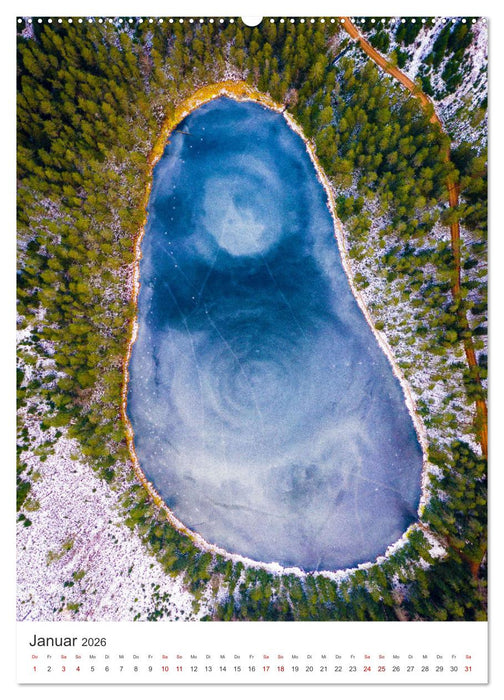 Spektakuläre Drohnenaufnahmen (CALVENDO Premium Wandkalender 2026)