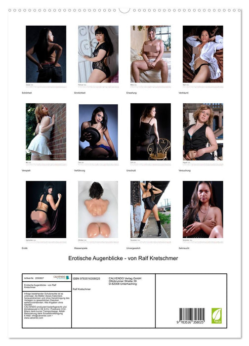 Erotische Augenblicke - von Ralf Kretschmer (CALVENDO Wandkalender 2026)