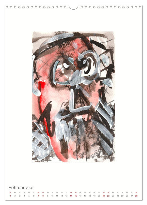 Porträtmalerei by Philip Langen PHILIPIS AROUND THE WORLD (CALVENDO Wandkalender 2026)