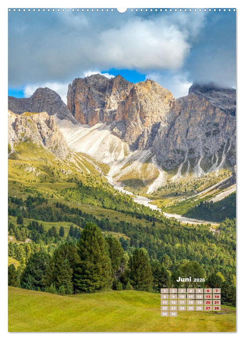 Dolomiten, ein Meer aus Bergen by VogtArt (CALVENDO Wandkalender 2026)