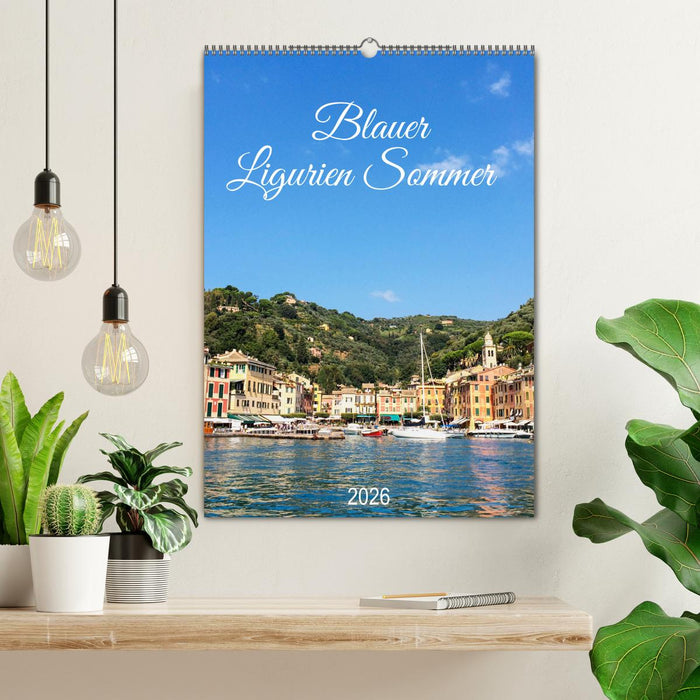Blauer Ligurien Sommer (CALVENDO Wandkalender 2026)