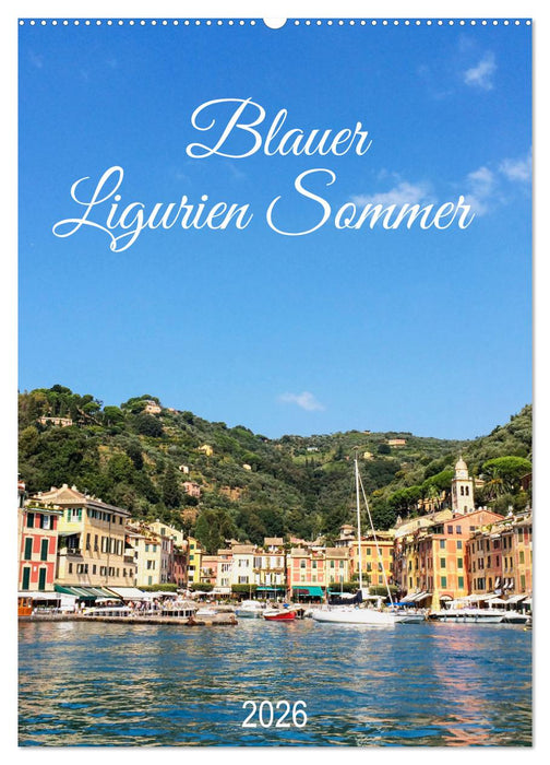 Blauer Ligurien Sommer (CALVENDO Wandkalender 2026)