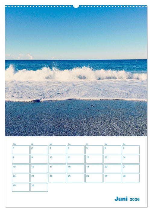 Blauer Ligurien Sommer (CALVENDO Wandkalender 2026)