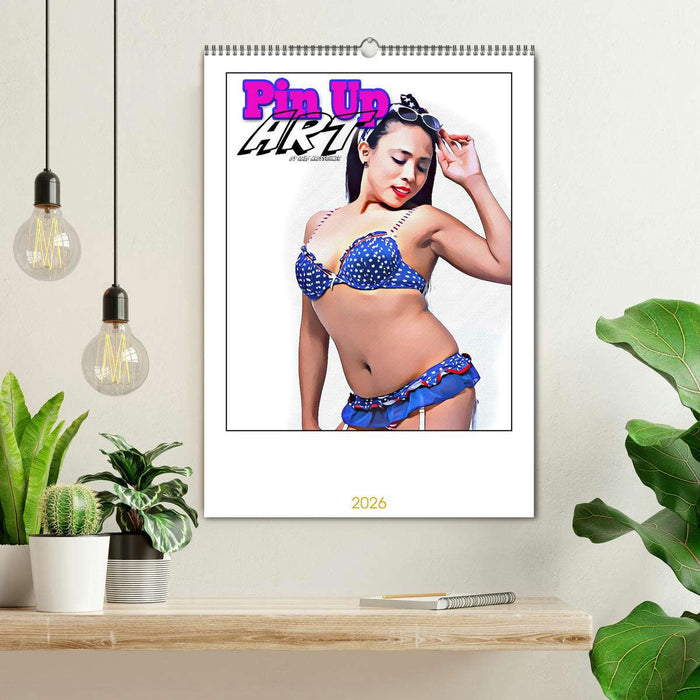 Pin Up Art by Ralf Kretschmer (CALVENDO Wandkalender 2026)
