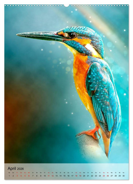 Schillernder Eisvogel (CALVENDO Premium Wandkalender 2026)