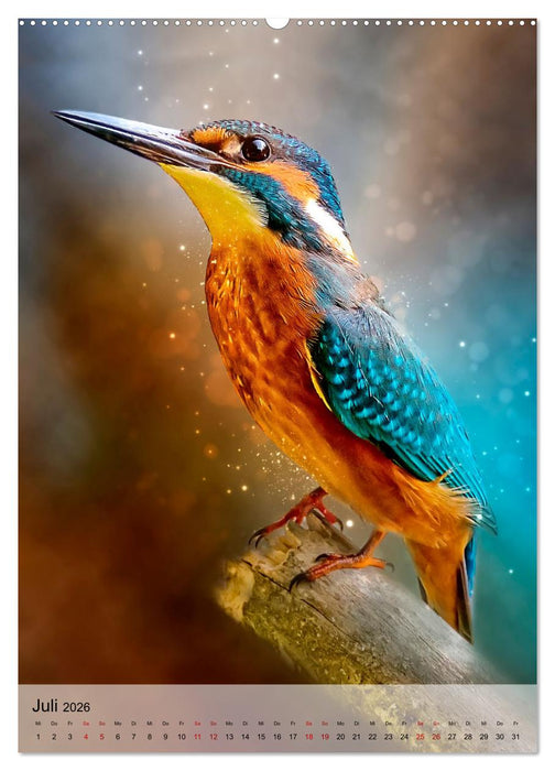 Schillernder Eisvogel (CALVENDO Premium Wandkalender 2026)