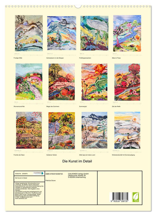 Die Kunst im Detail (CALVENDO Premium Wandkalender 2026)
