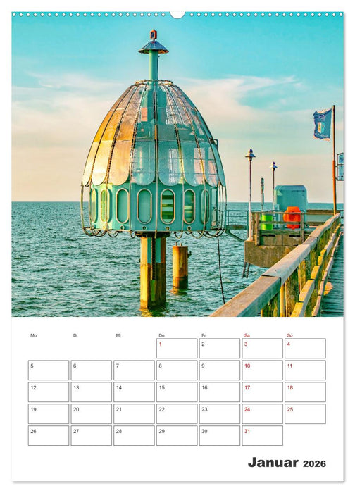 Usedom - Terminplaner (CALVENDO Premium Wandkalender 2026)