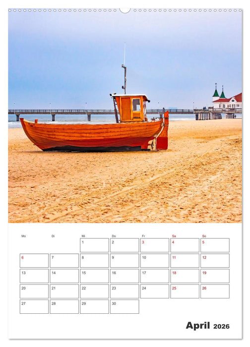 Usedom - Terminplaner (CALVENDO Premium Wandkalender 2026)