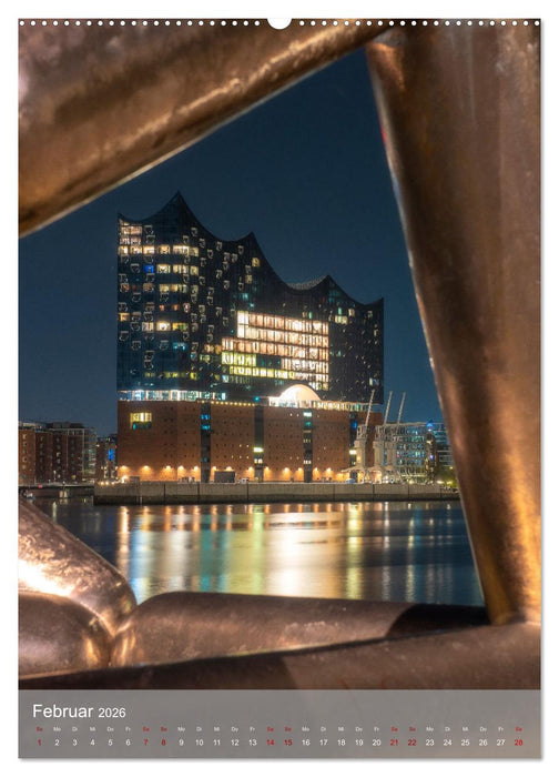 Hamburg - Die schönste Hafenstadt (CALVENDO Premium Wandkalender 2026)