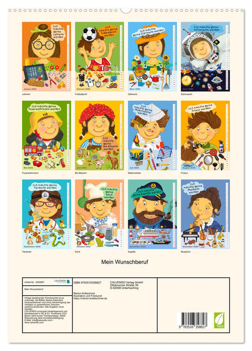 Mein Wunschberuf (CALVENDO Premium Wandkalender 2026)