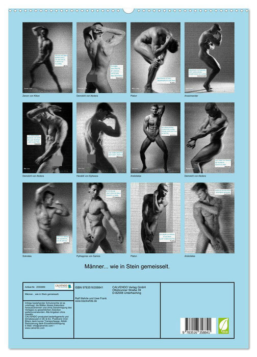 Männer... wie in Stein gemeisselt. (CALVENDO Premium Wandkalender 2026)