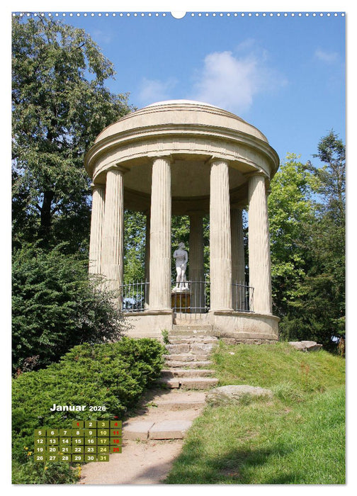 Wörlitzer Park und Luisium - Eine romantische Reise (CALVENDO Wandkalender 2026)