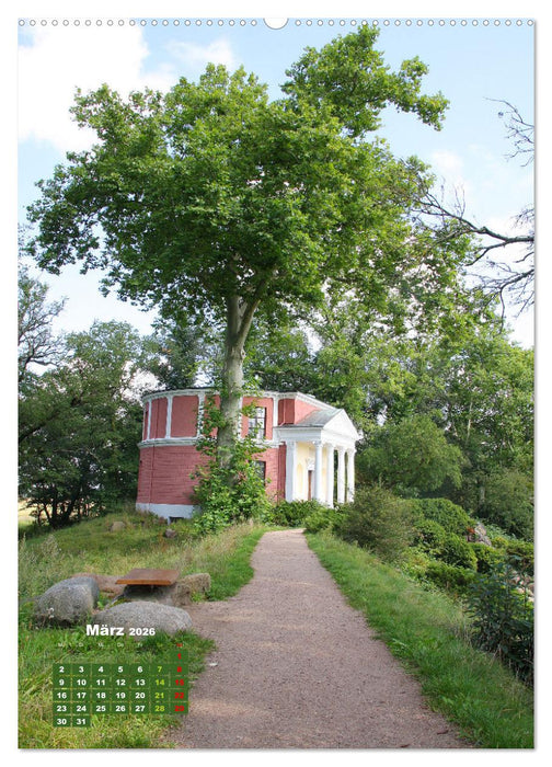 Wörlitzer Park und Luisium - Eine romantische Reise (CALVENDO Wandkalender 2026)