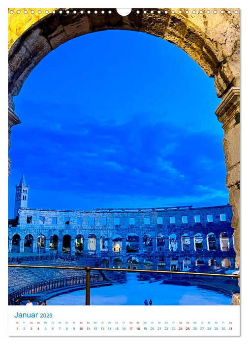 Durchblicke und Lichtblicke in Istrien (CALVENDO Wandkalender 2026)