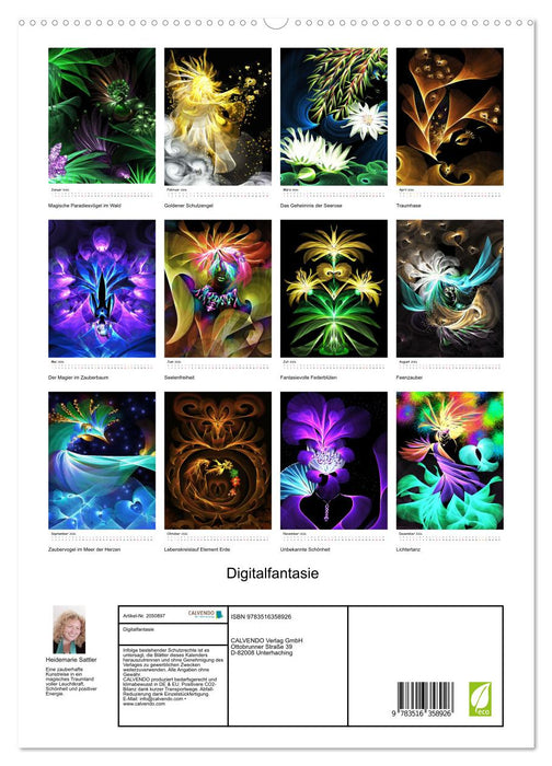 Digitalfantasie (CALVENDO Premium Wandkalender 2026)