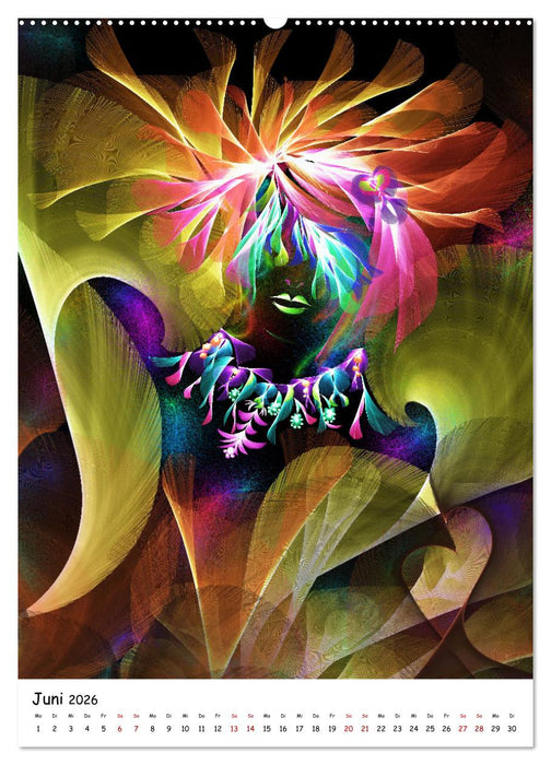 Digitalfantasie (CALVENDO Premium Wandkalender 2026)