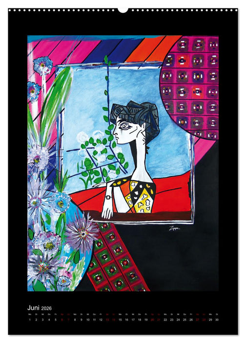 Hommage an große Künstler (CALVENDO Premium Wandkalender 2026)