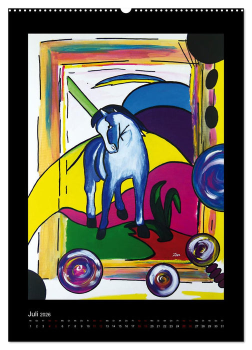 Hommage an große Künstler (CALVENDO Premium Wandkalender 2026)