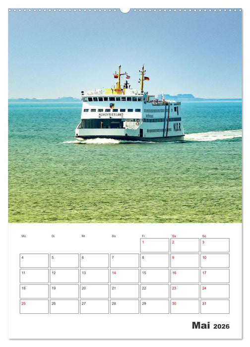 Insel Föhr - Urlaubsplaner (CALVENDO Wandkalender 2026)