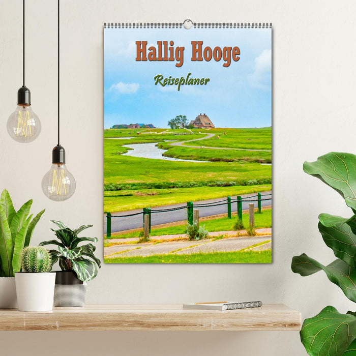 Hallig Hooge - Reiseplaner (CALVENDO Wandkalender 2026)