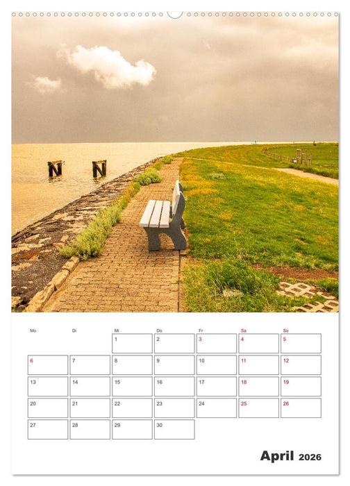 Hallig Hooge - Reiseplaner (CALVENDO Wandkalender 2026)