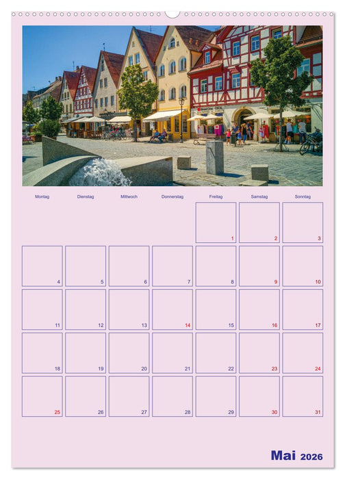 Wunderschöne Städtchen (CALVENDO Premium Wandkalender 2026)
