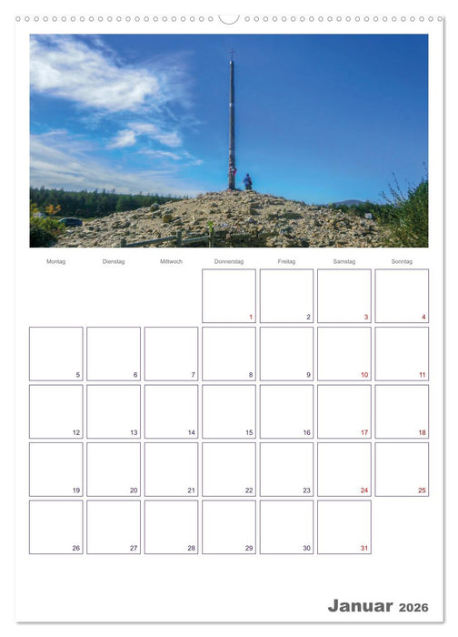 Mein Weg nach Santiago de Compostela (CALVENDO Premium Wandkalender 2026)