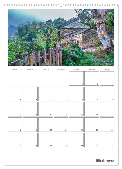 Mein Weg nach Santiago de Compostela (CALVENDO Premium Wandkalender 2026)