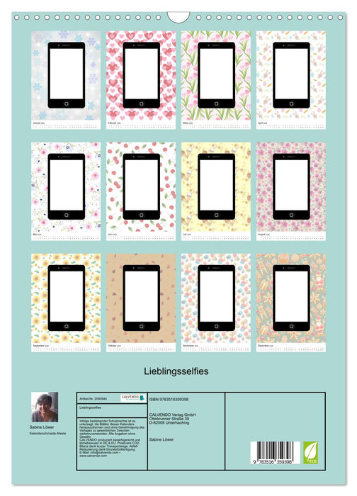 Lieblingsselfies (CALVENDO Wandkalender 2026)