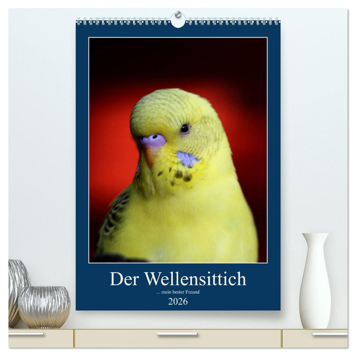 Der Wellensittich - mein bester Freund (CALVENDO Premium Wandkalender 2026)