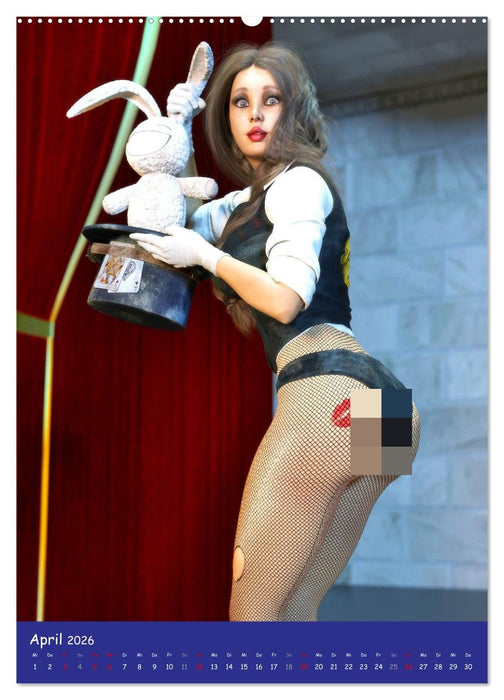 Coseplay Pin Up (CALVENDO Premium Wandkalender 2026)